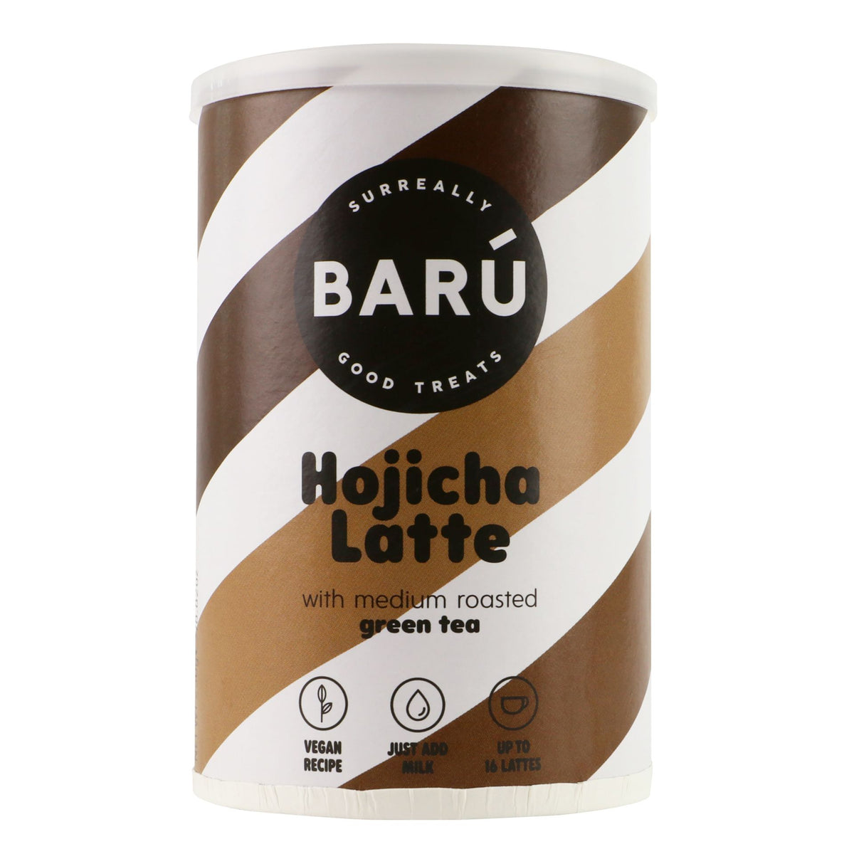 BARÚ Hojicha Latte Pulver mit geröstetem Grüntee 9 % 6x250 g