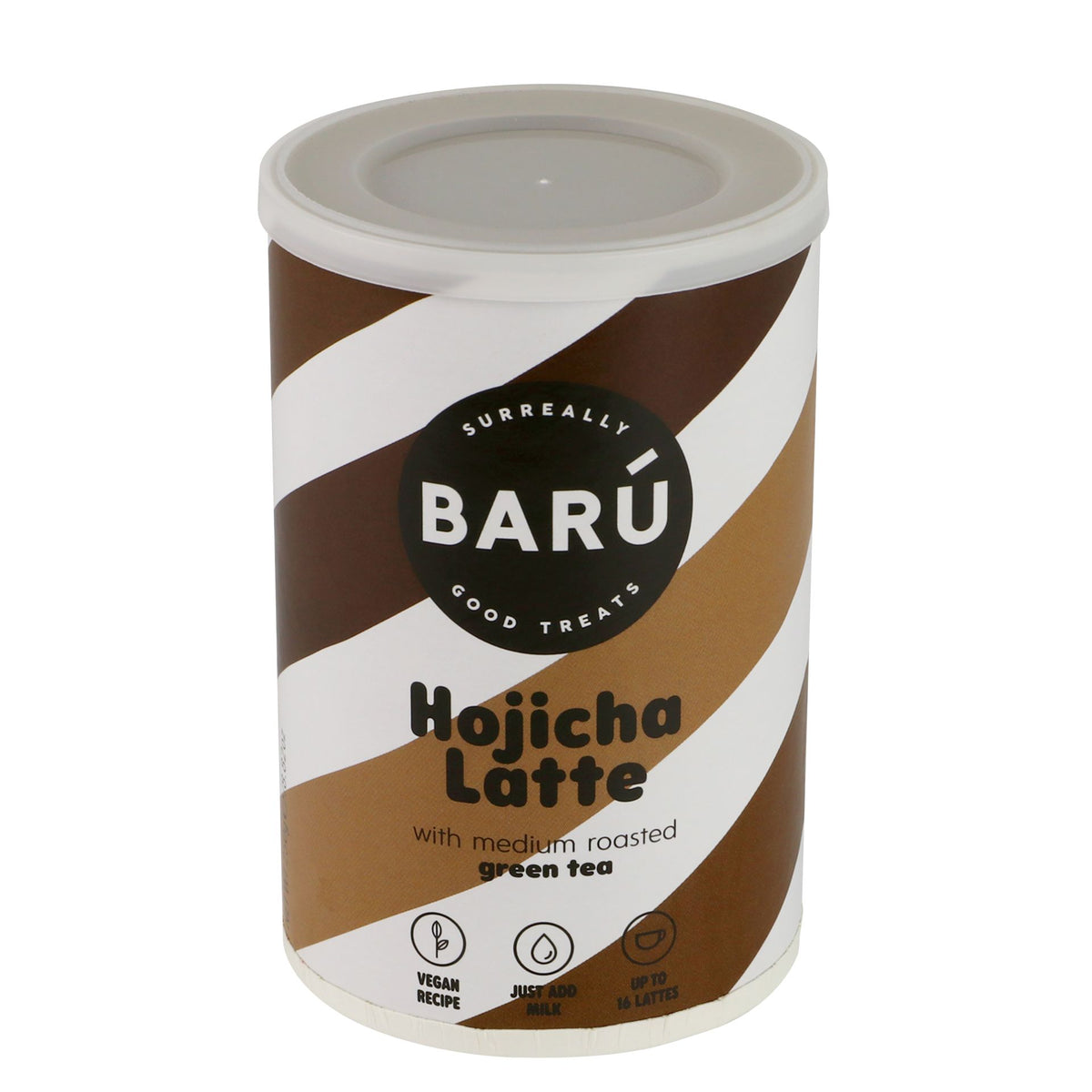 BARÚ Hojicha Latte Pulver mit geröstetem Grüntee 9 % 6x250 g
