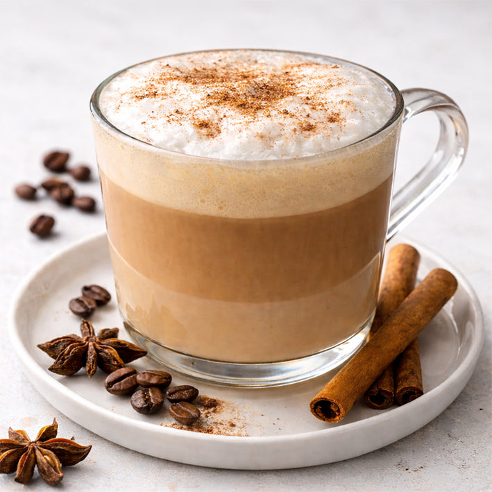 BARÚ Dirty Chai Latte Pulver 6x250 g – Chai mit Kaffee & Gewürzen