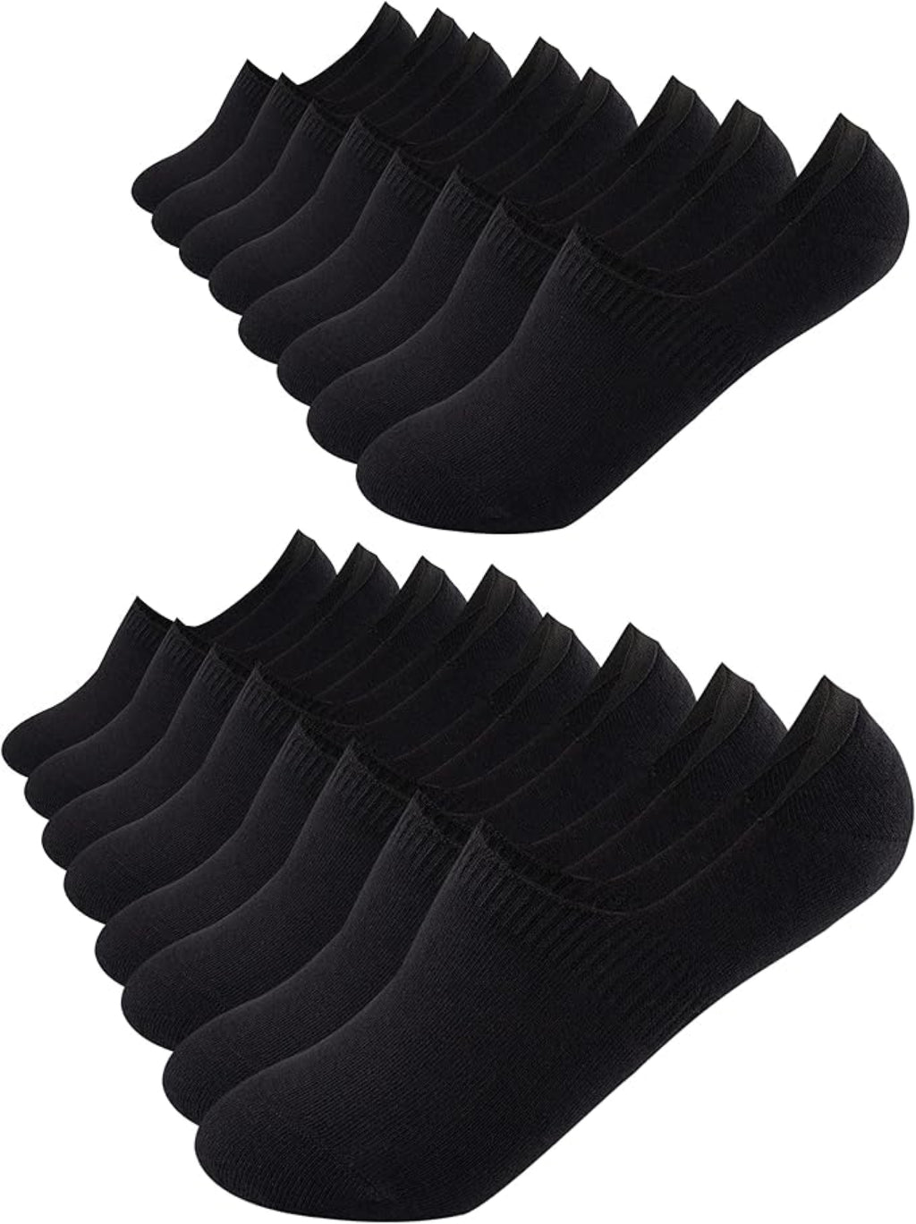 Footnote Füßlinge - unsichtbare Low Cut Sneakersocken mit Silikon - 8 Paar