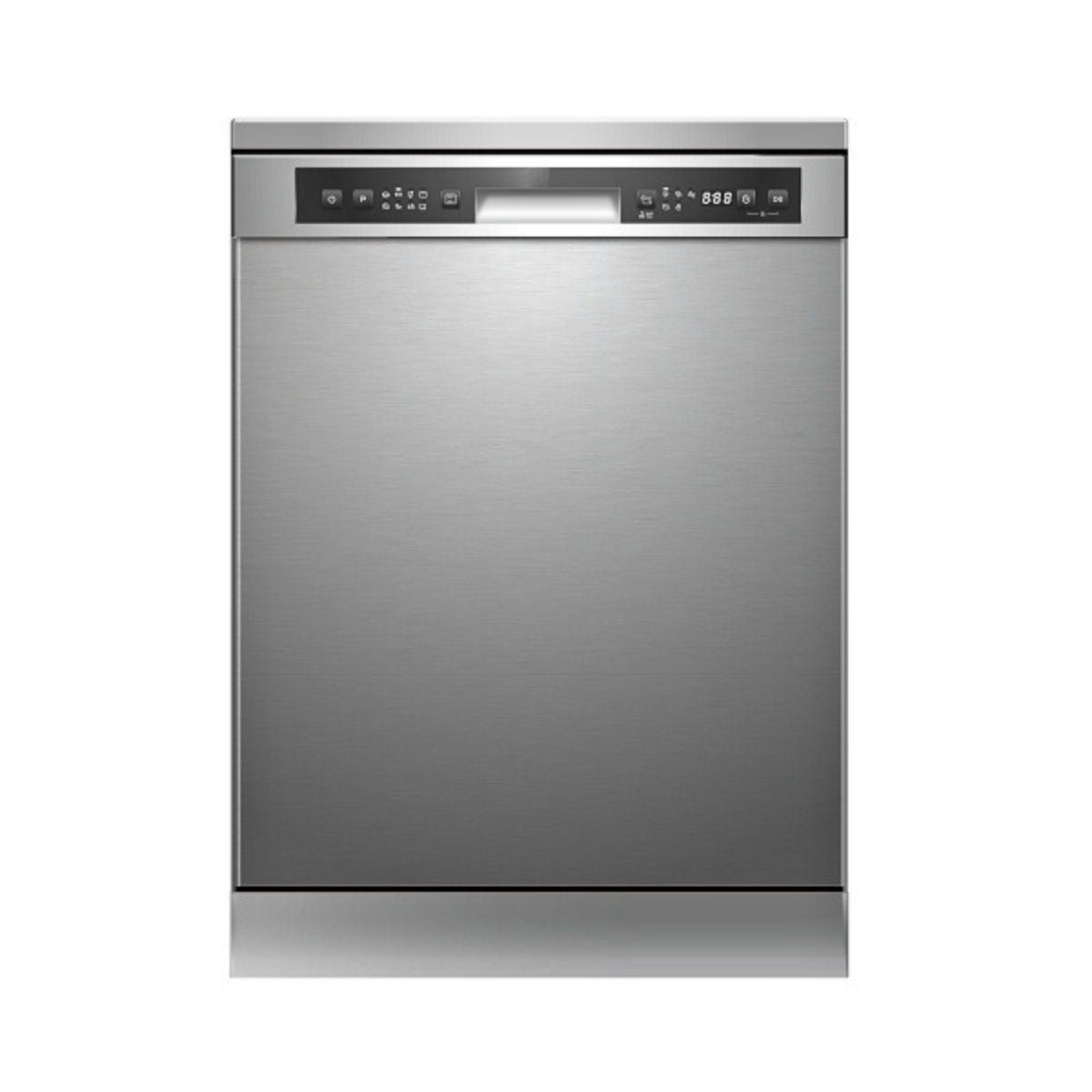Wolkenstein Geschirrspüler WGSP14-6DS - freistehend, 60cm, silber, 14 Gedecke