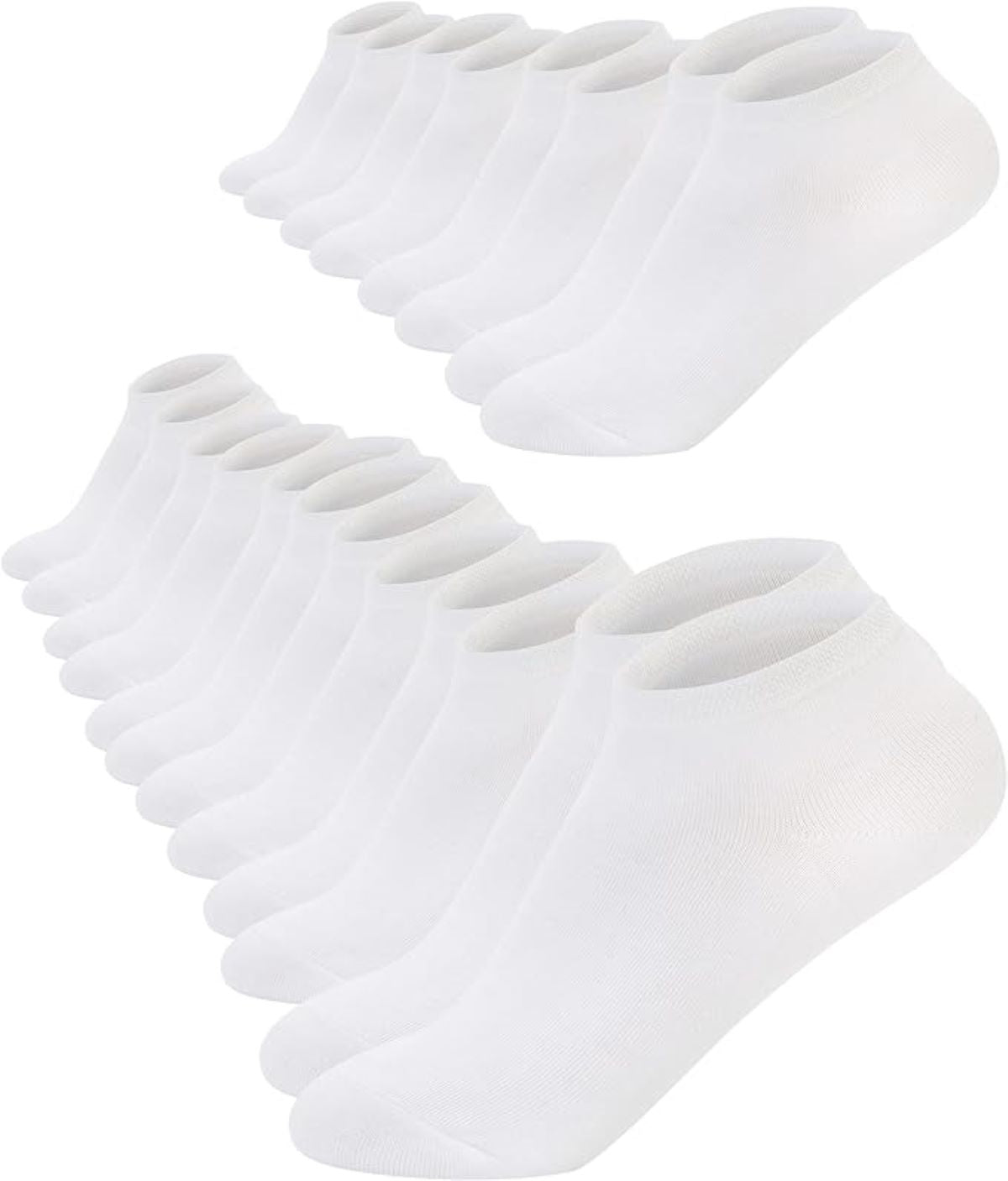 Footnote Sneakersocken - hochwertige trendige Socken mit Softbund - 10 Paar