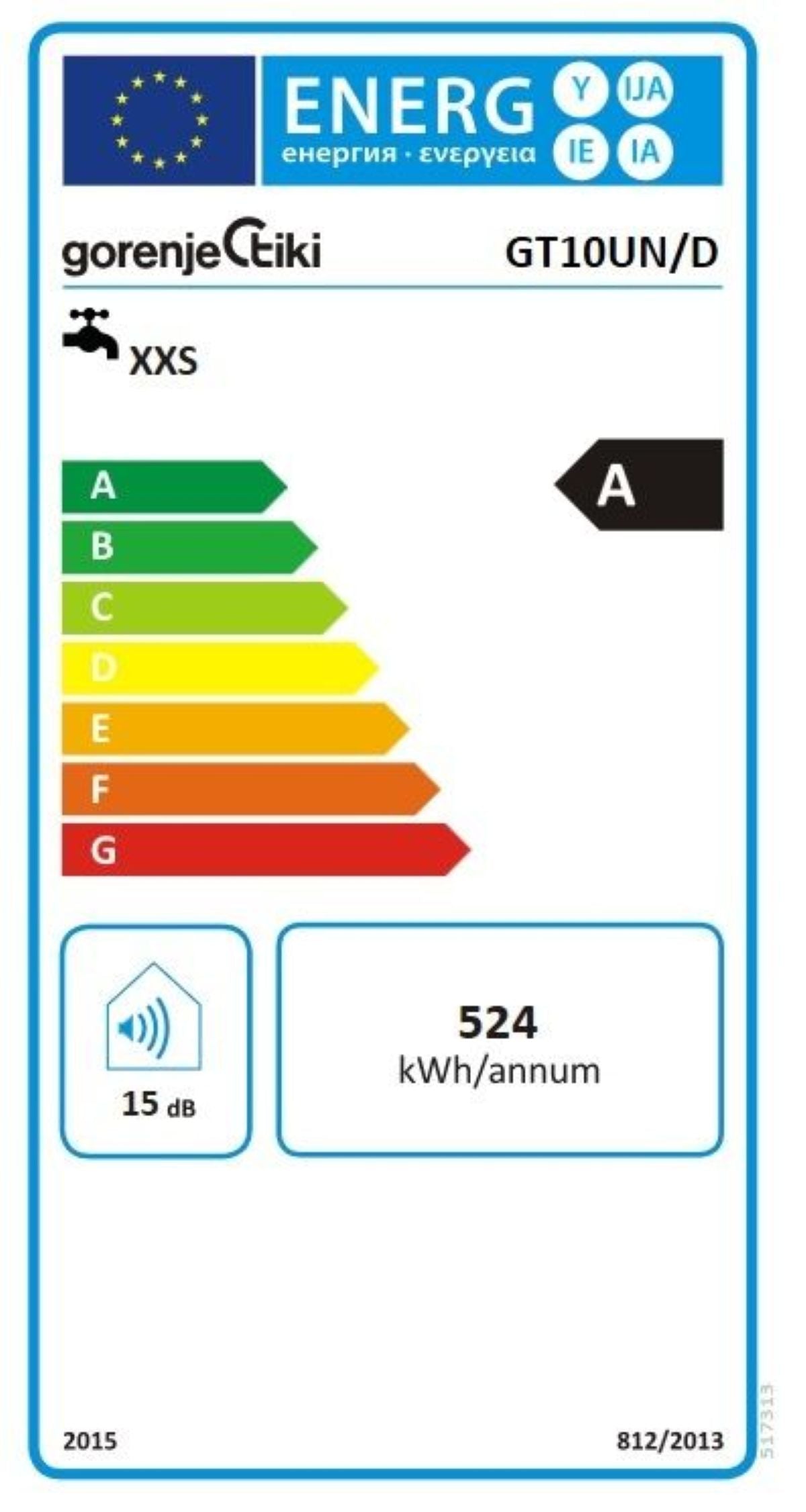 Gorenje Boiler  GT 10U 10 Liter DRUCKFEST Warmwasserbereiter Untertisch