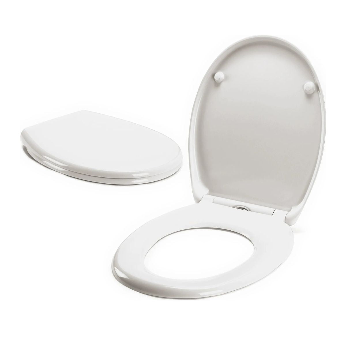 eVendix WC-Sitz Duroplast mit Absenkautomatik & Easy-Fix Clip-System