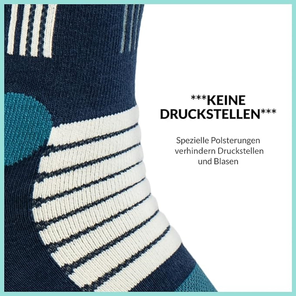 Footnote Wandersocken - ergonomische Spezialzonen, hoher Tragekomfort - 3 Paar