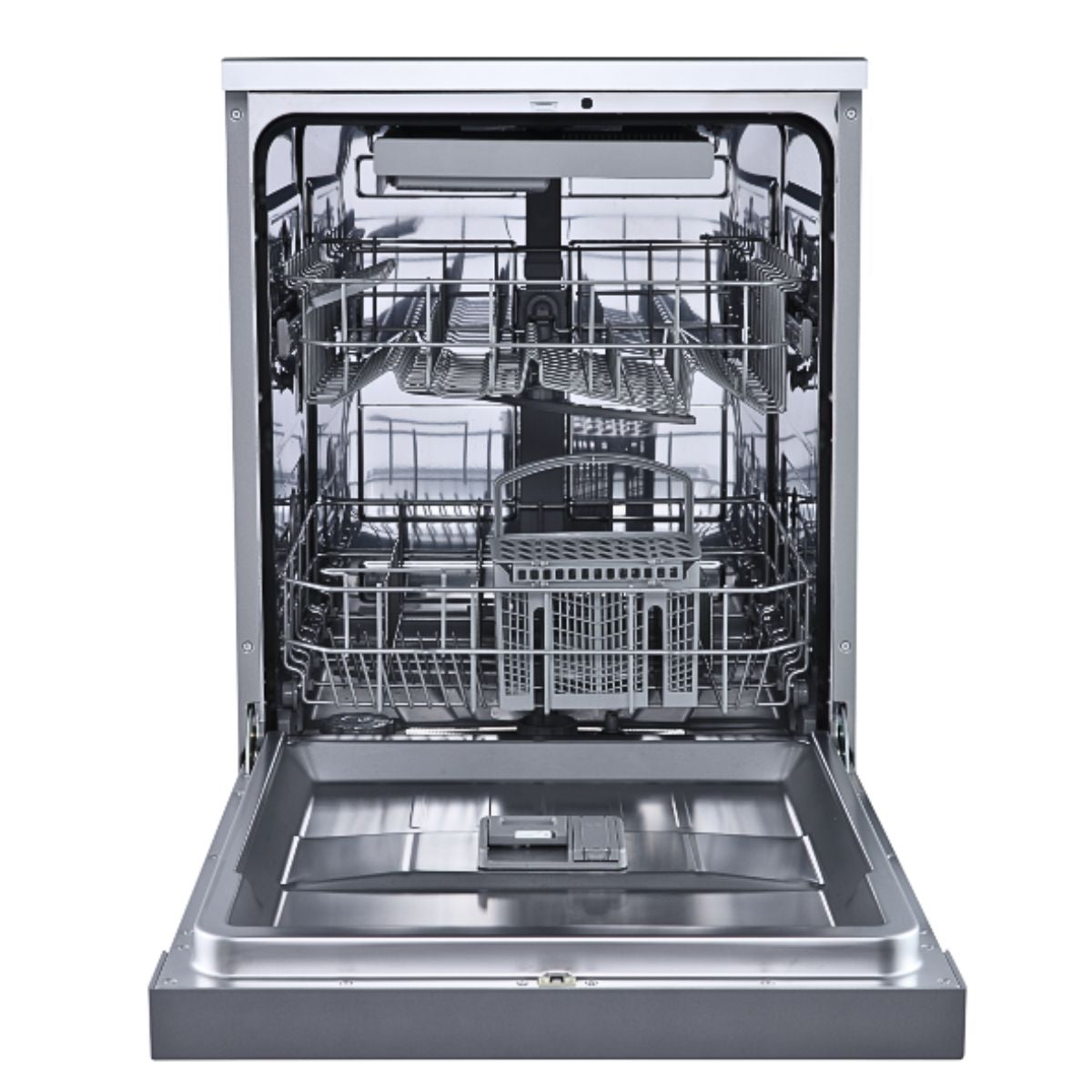 Wolkenstein Geschirrspüler WGSP14-6DS - freistehend, 60cm, silber, 14 Gedecke