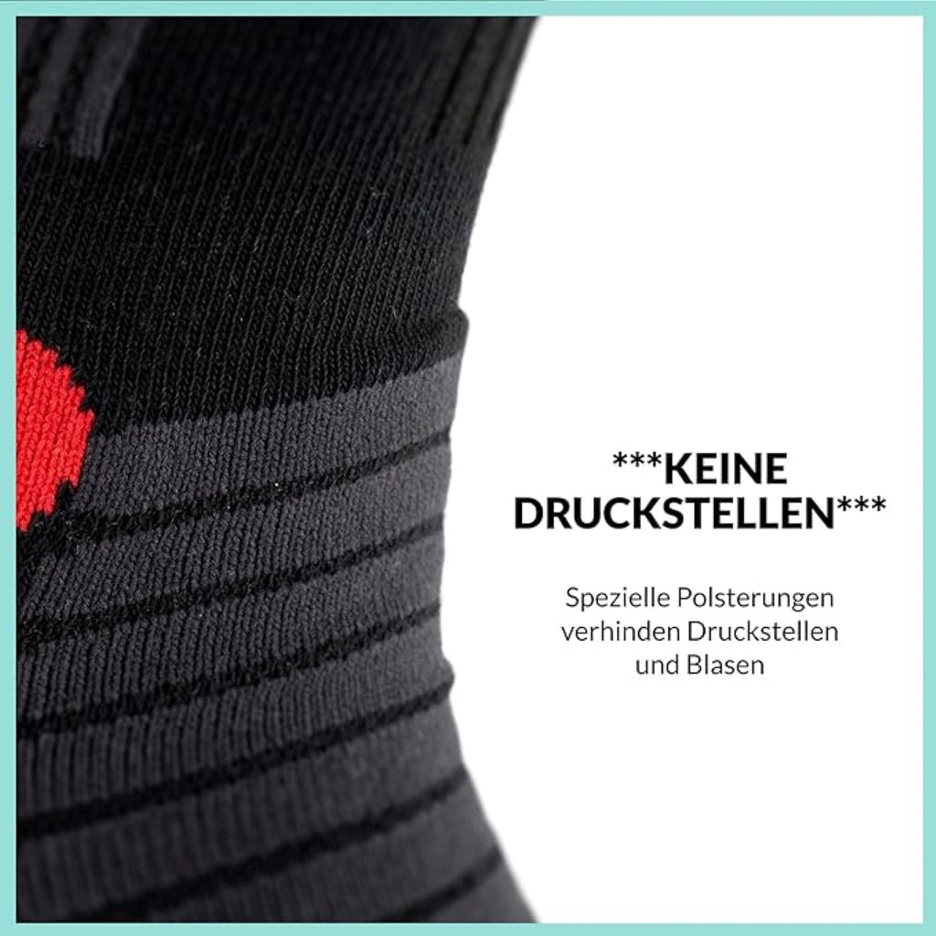 Footnote Wandersocken - ergonomische Spezialzonen, hoher Tragekomfort - 3 Paar