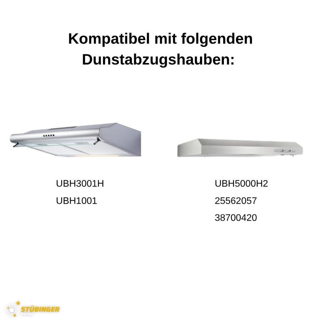 PKM Aktivkohlefilterset CF152 - passend für UBH3001H UBH5000H UBH5000 - 2 Stück