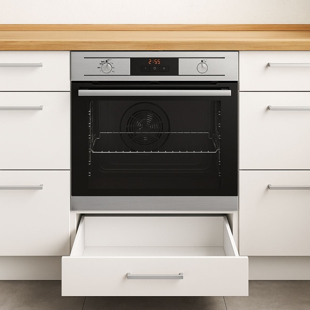 Kontor-Hermsen Unterschrank 60 cm Backofenschrank Weiß