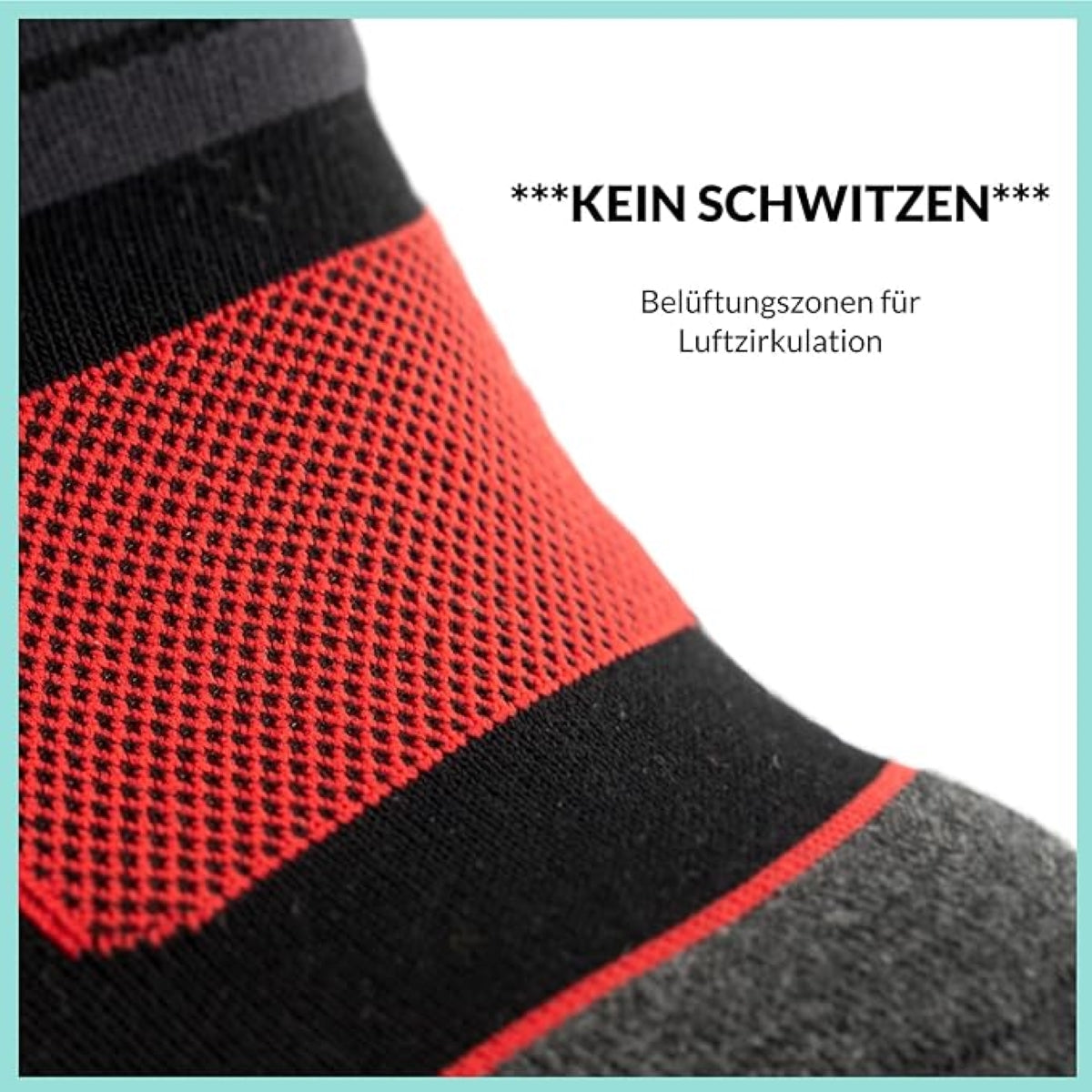 Footnote Wandersocken - ergonomische Spezialzonen, hoher Tragekomfort - 3 Paar