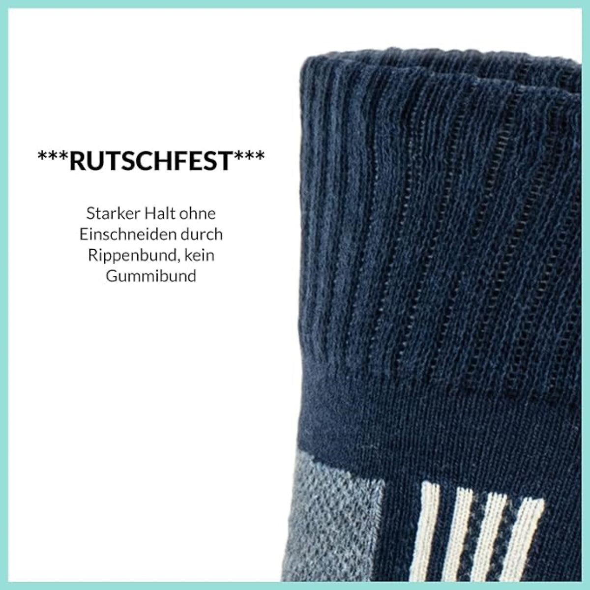 Footnote Wandersocken - ergonomische Spezialzonen, hoher Tragekomfort - 3 Paar