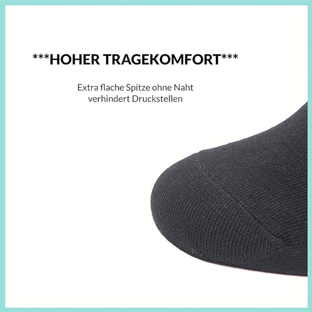 Footnote Bambussocken - hochwertig, atmungsaktiv, antibakteriell - 8 Paar