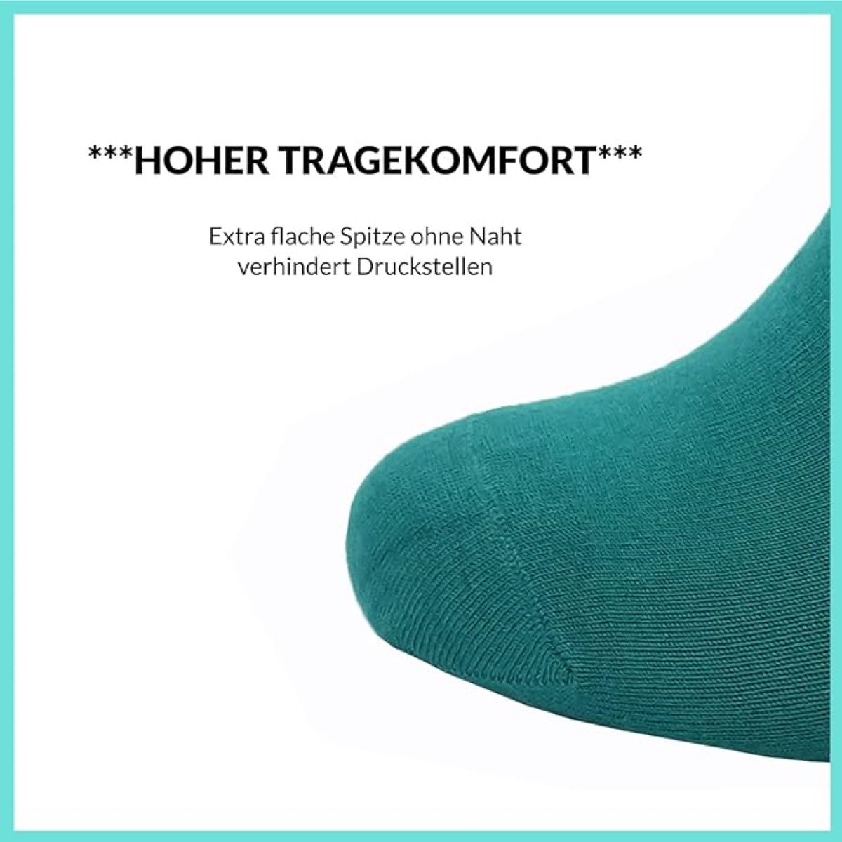 Footnote Bambussocken - hochwertig, atmungsaktiv, antibakteriell - 8 Paar