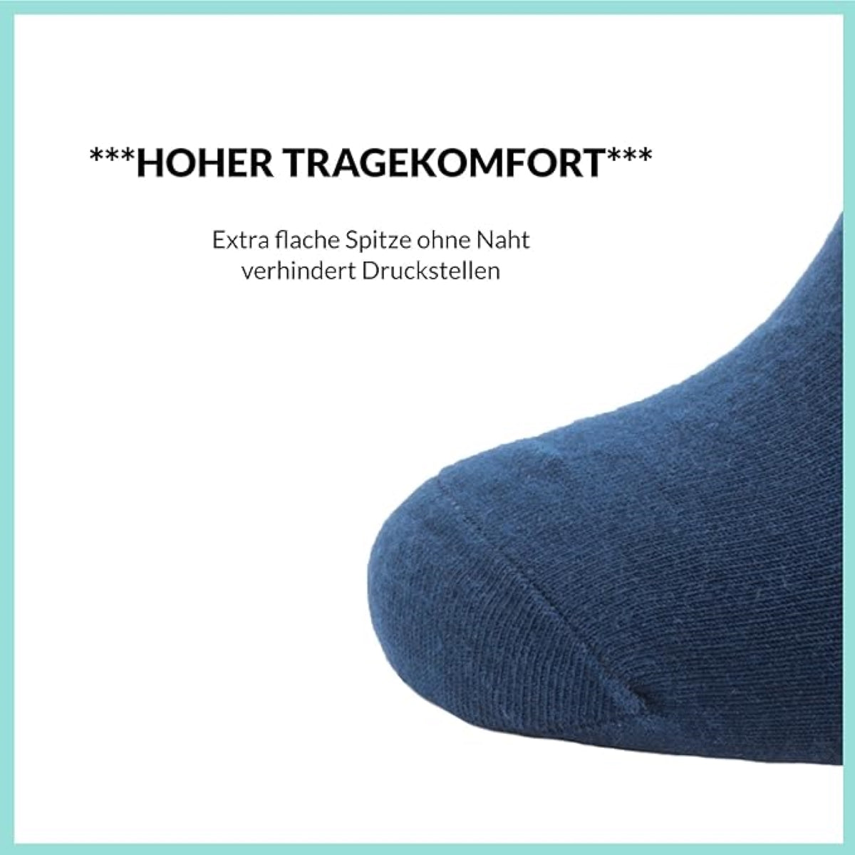 Footnote Baumwollsocken - hochwertig, atmungsaktiv, Premium Qualität - 10 Paar