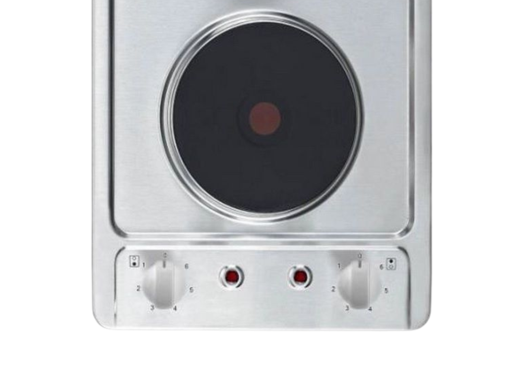 PKM Doppelkochfeld KF-GE-2F - autark, Doppelkochplatte, Edelstahl, 2 Kochfelder