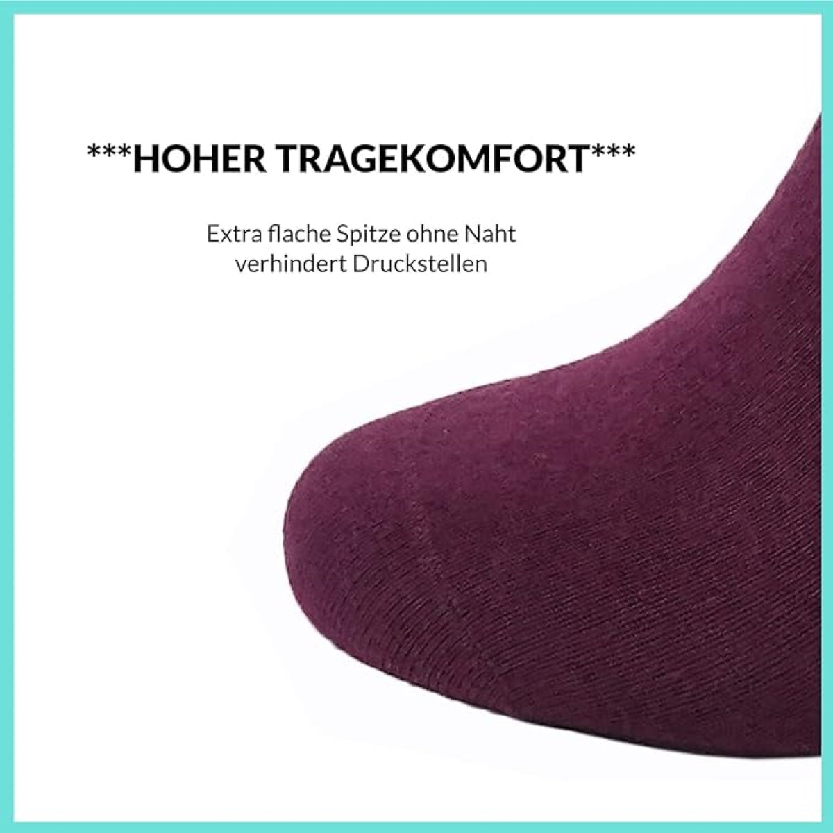 Footnote Baumwollsocken - hochwertig, atmungsaktiv, Premium Qualität - 10 Paar