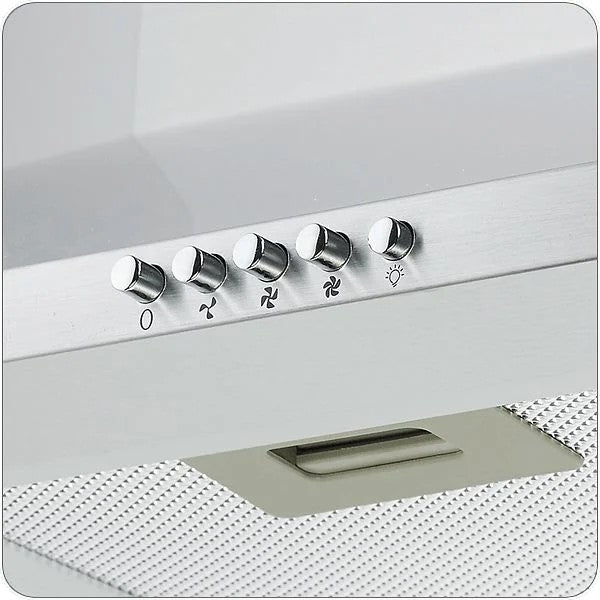 PKM Kaminabzugshaube 6091H - 60cm, Edelstahl, Wandesse, Dunstabzugshaube