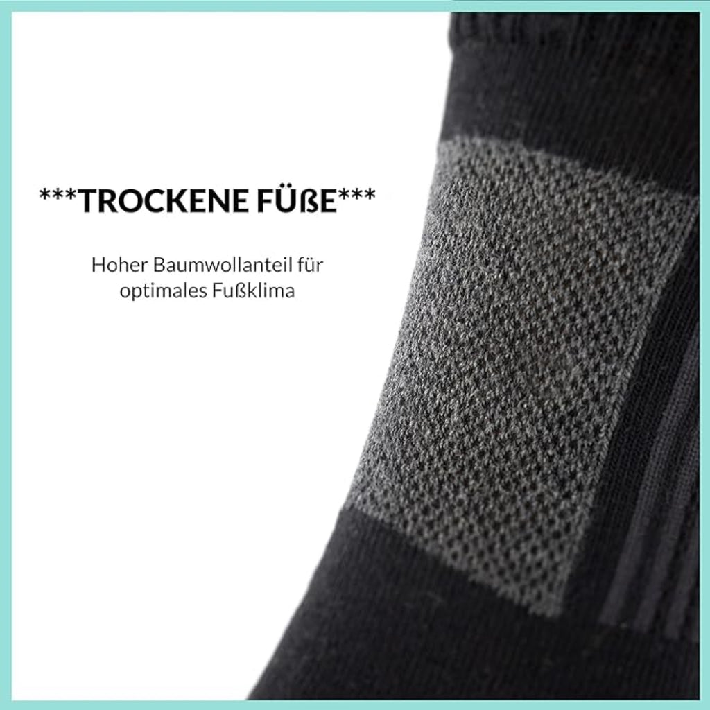 Footnote Wandersocken - ergonomische Spezialzonen, hoher Tragekomfort - 3 Paar