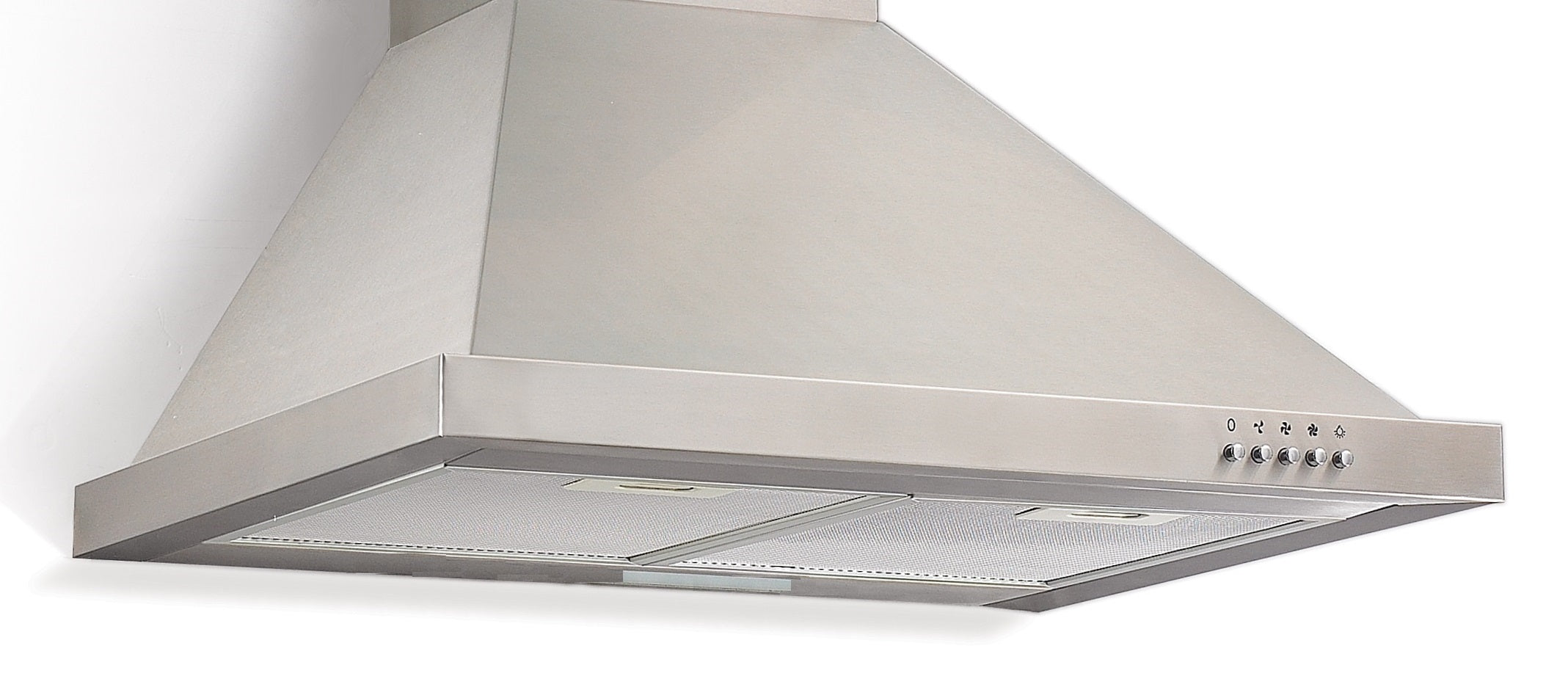 PKM Kaminabzugshaube 6090-2H - 60cm, Edelstahl, Wandesse, Dunstabzugshaube