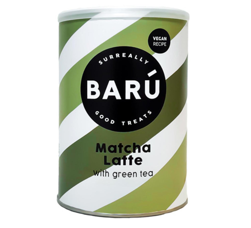 BARÚ Matcha Latte Pulver 6 x 250 g – Grüntee-Getränkepulver, vegan