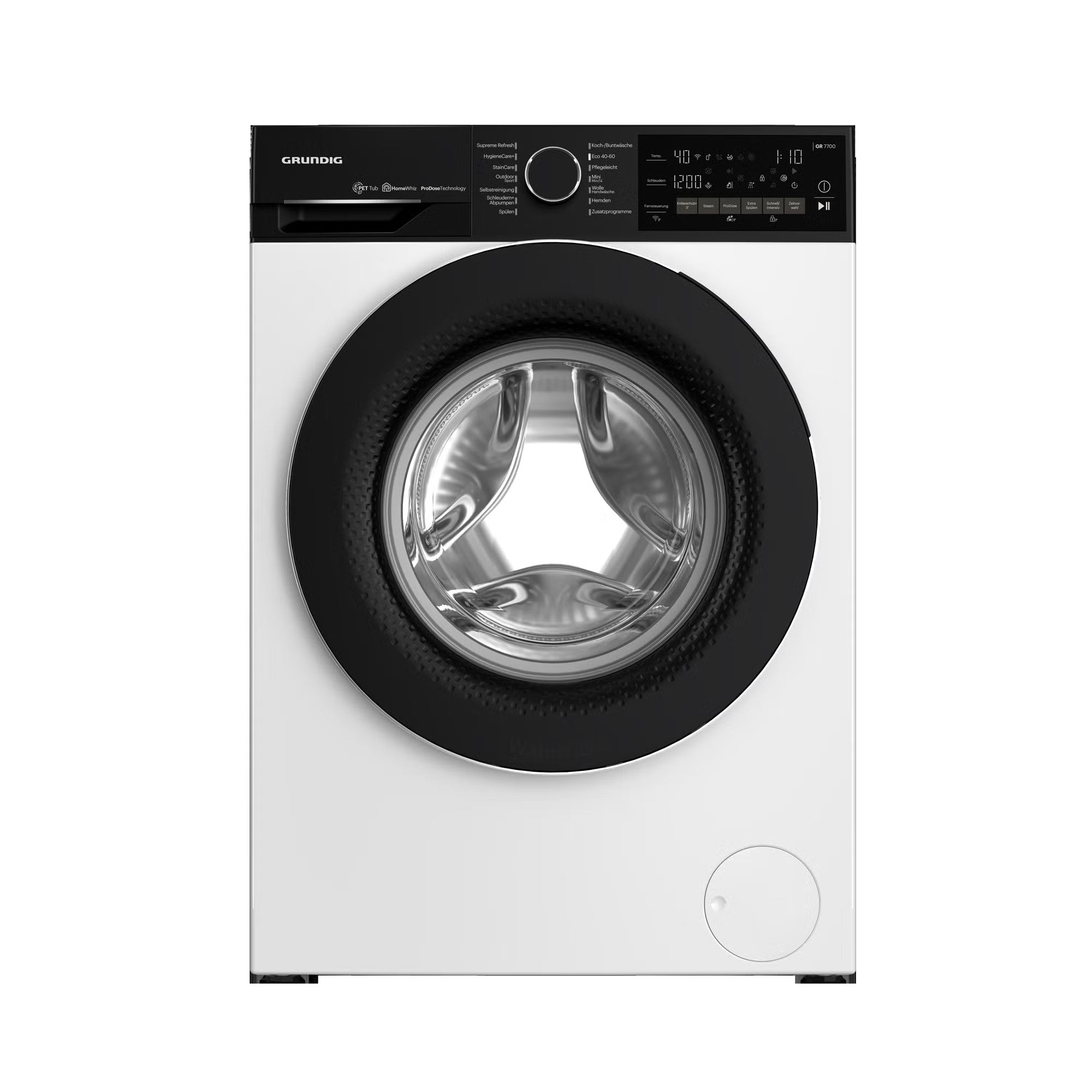 Grundig Edition 75 WM Waschmaschine 9 kg, 1.400 U/min weiß 14 Programme