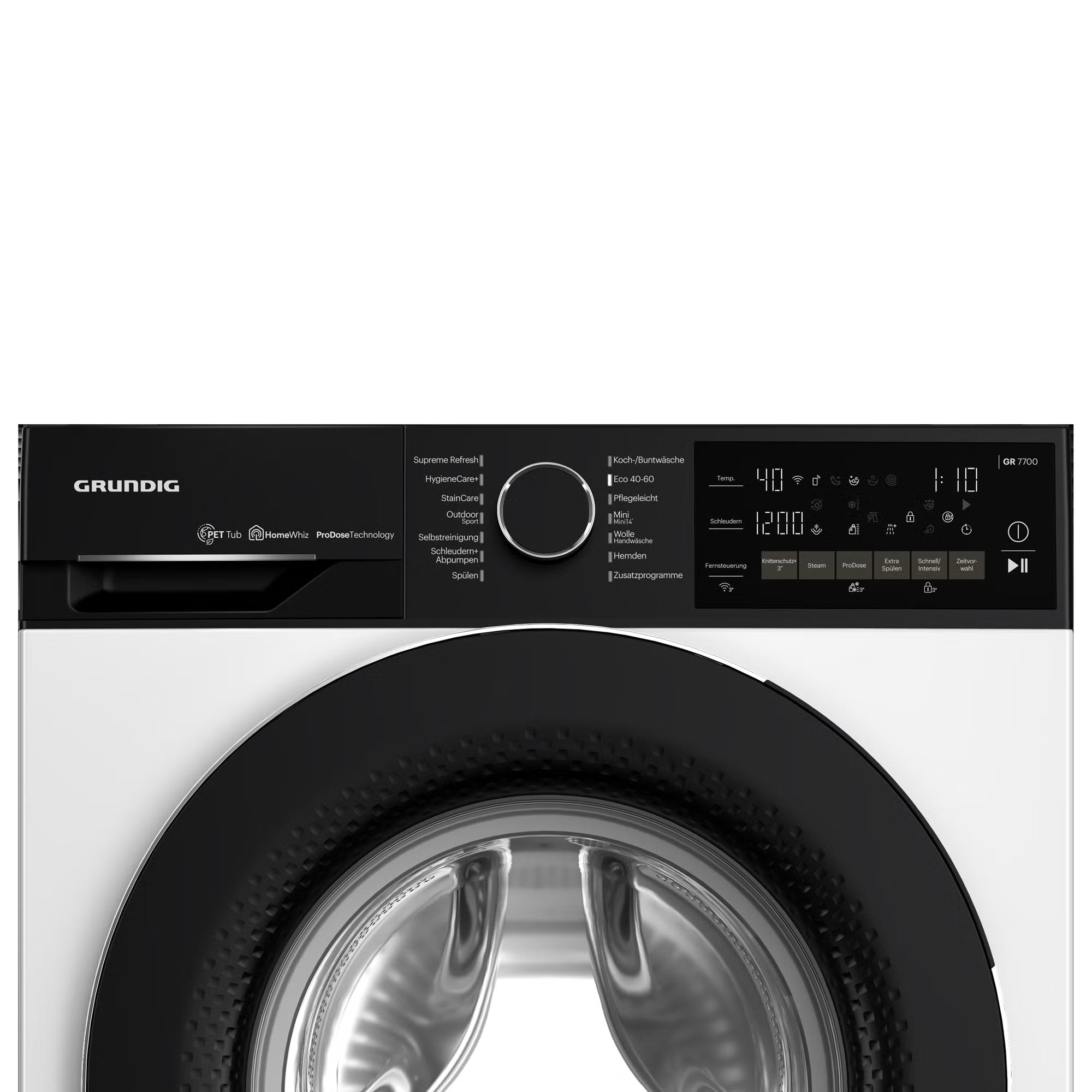 Grundig Edition 75 WM Waschmaschine 9 kg, 1.400 U/min weiß 14 Programme