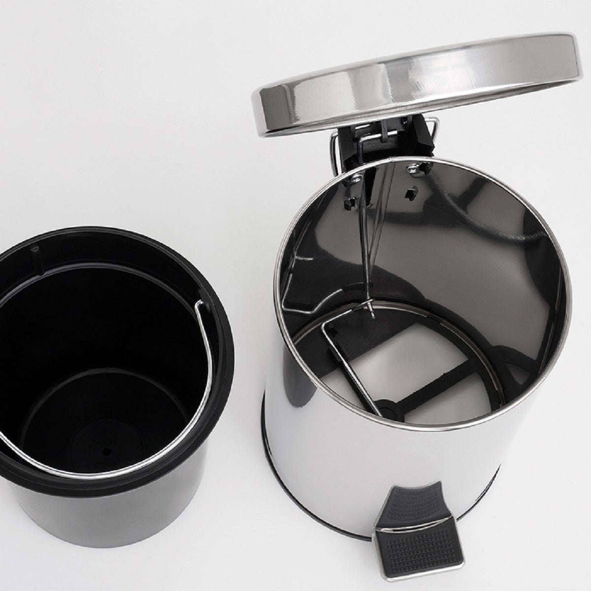 Klassischer Corby Treteimer 3 Liter, soft-close Hotel- u. Badezimmer