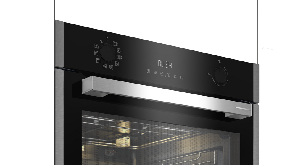 Grundig GEBM19300BMPF Einbaubackofen Backofen Pyrolyse 60cm Multifunktionsofen