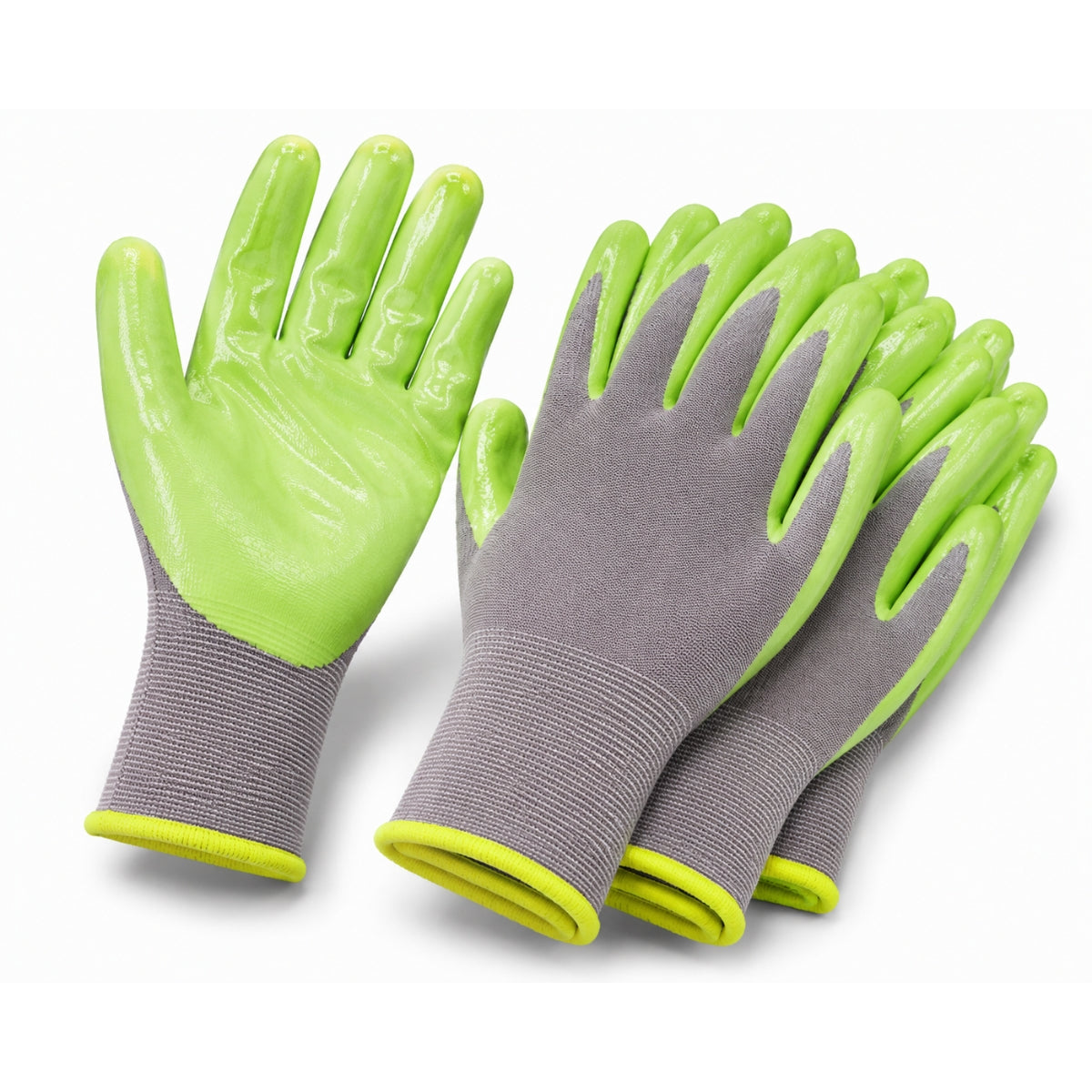 eVendix Gartenhandschuhe Größe S Grün Grau 10 Paar