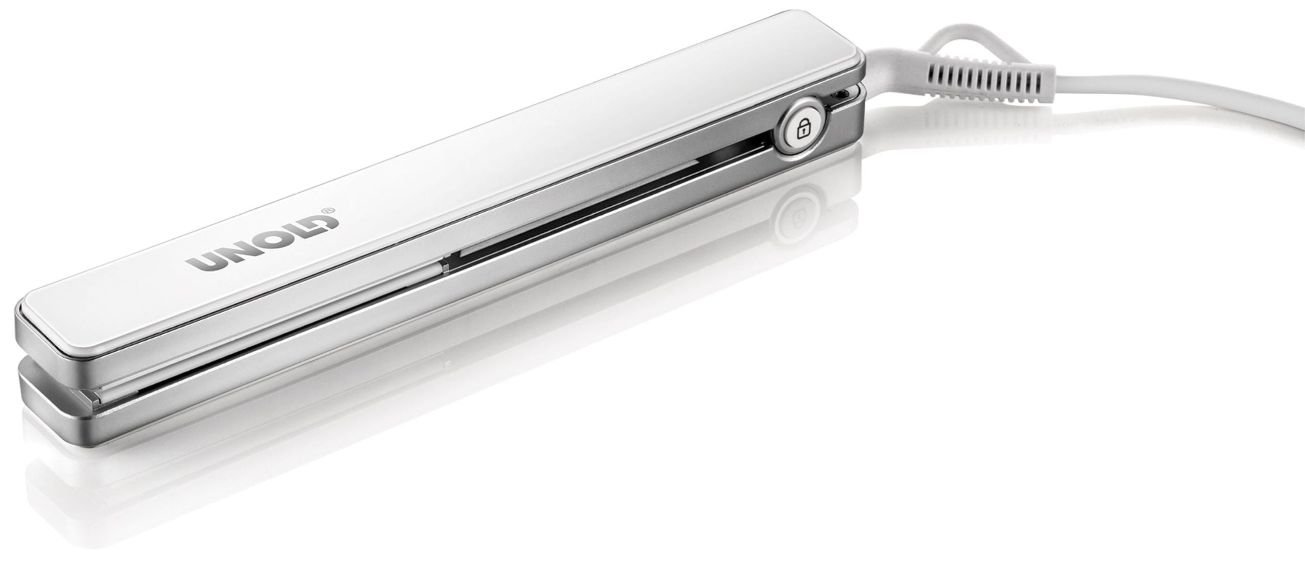 Unold Glätteisen 87635 Haarglätter weiß Luxury Keramik Beschichtung