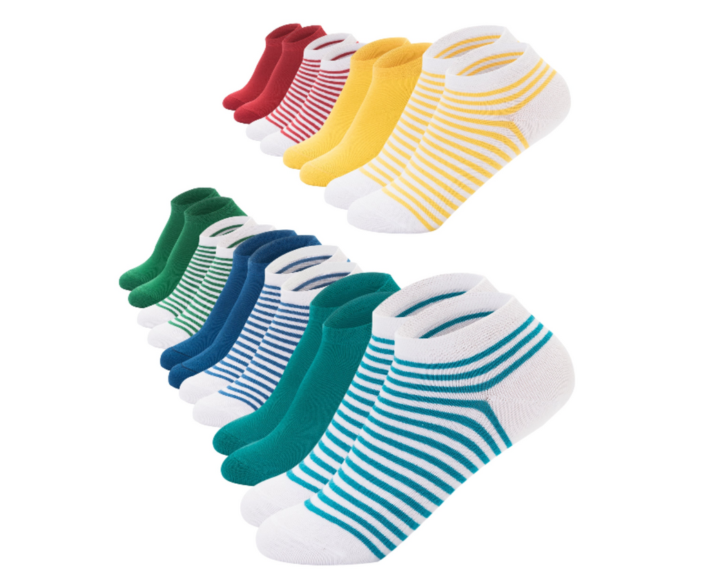 Footnote Sneakersocken - hochwertige trendige Socken mit Softbund - 10 Paar
