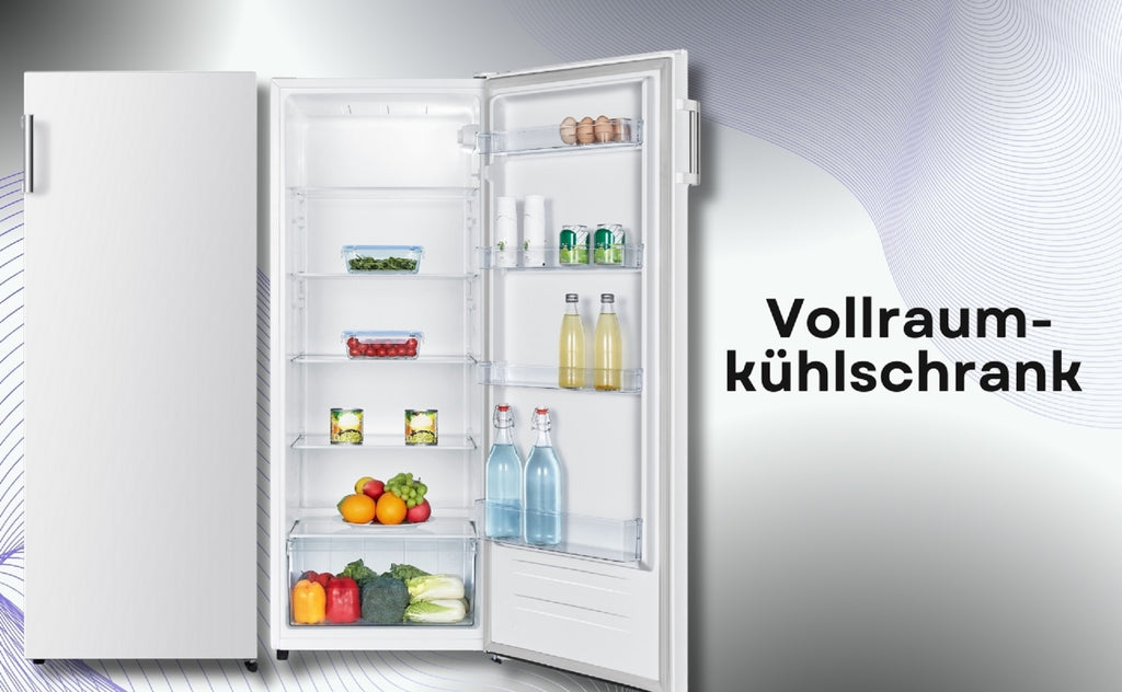 PKM Vollraumkühlschrank KH KS242E - weiß, 242L, freistehend, Kühlschrank