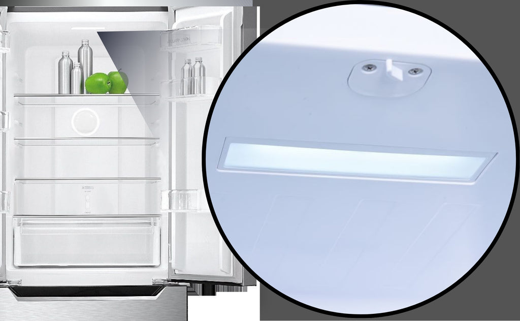 PKM KHFD350ENFIX Frenchdoor Kühlschrank – 320 L, NoFrost, TouchControl, Schubladen, Inox-Design