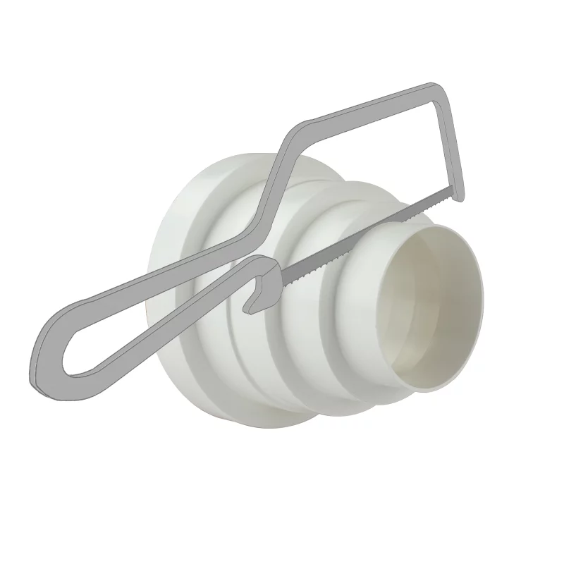 Reduzierstück Dunstabzugshaube Adapter 80 100 120 125 150 mm Rohr