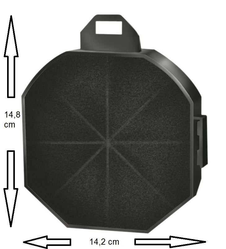PKM Aktivkohlefilter CO2 - passend für 9039 9031 9093 6080x 9031W 9882BX - 2 Stück