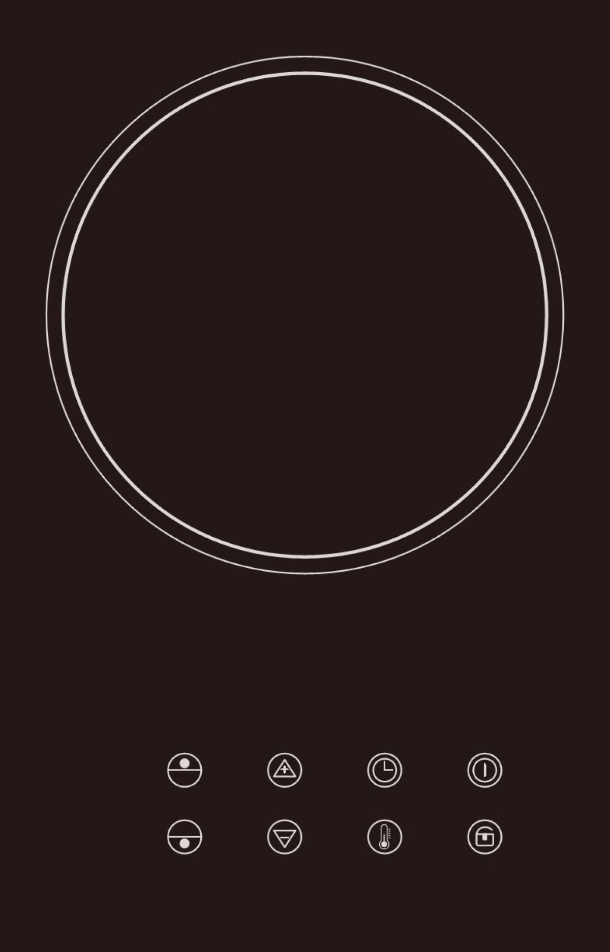 PKM Doppelkochfeld EB-DCF-2X - autark, flach, Glaskeramik, Domino 2 Kochfelder