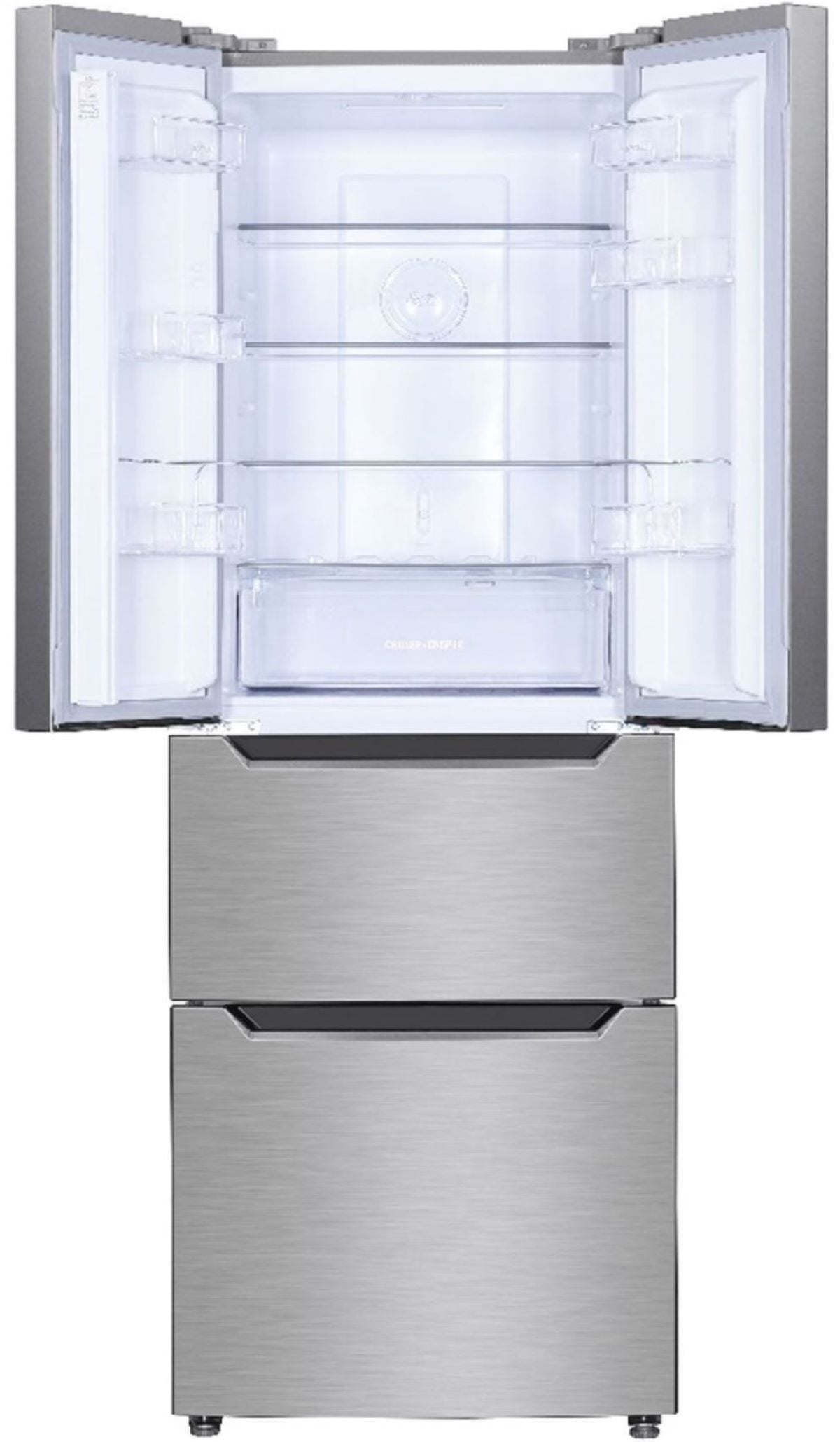 PKM KHFD350ENFIX Frenchdoor Kühlschrank – 320 L, NoFrost, TouchControl, Schubladen, Inox-Design