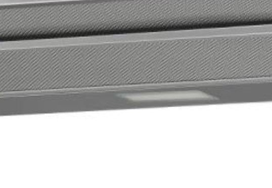 PKM Flachschirmhaube FS1-60BSPY, 60cm, ausziehbar, Edelstahlblende, Einbauhaube