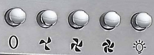 PKM Dunstabzugshaube GS1-60 CIXPH - 60cm, LED, Edelstahl, Umluft/Abluft