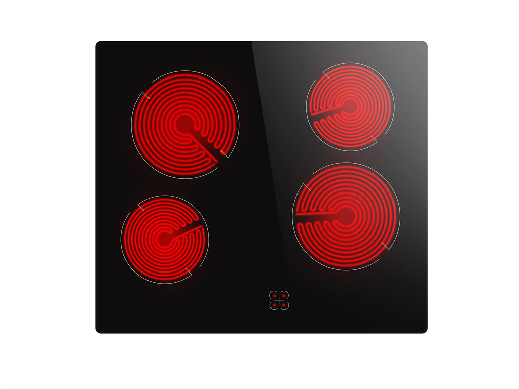 PKM Einbauherdset SOEHE5EB mit Glaskeramikkochfeld schwarz