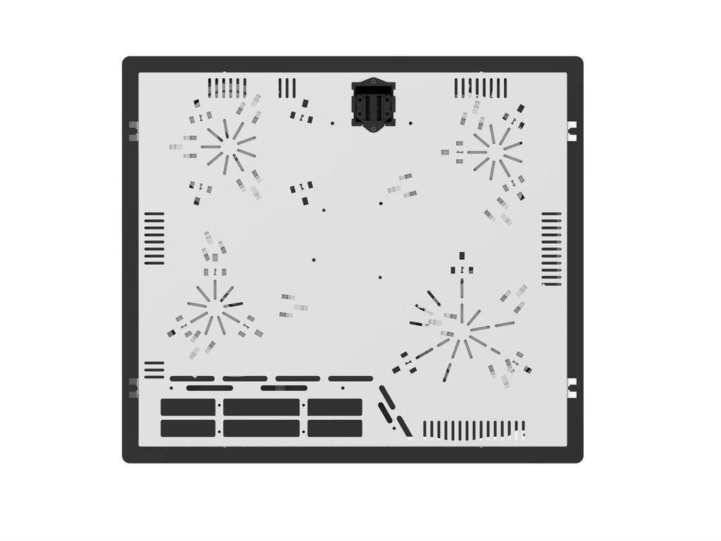 PKM Einbauherdset SOEHE5EB mit Glaskeramikkochfeld schwarz