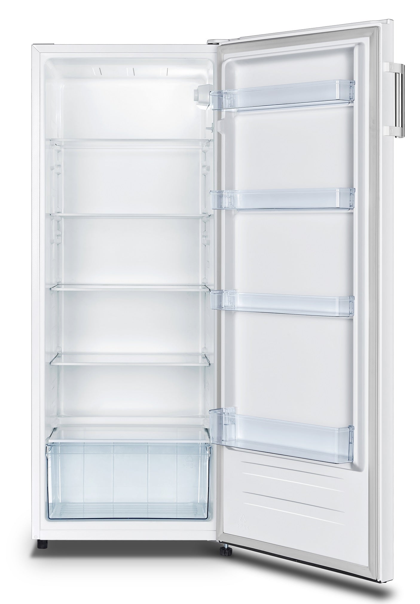 PKM Vollraumkühlschrank KH KS242E - weiß, 242L, freistehend, Kühlschrank
