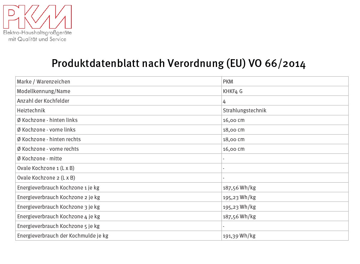 PKM Kochfeld KHKF4 G autark Einbau 60cm Glaskeramik schwarz Timer und Touch-Control
