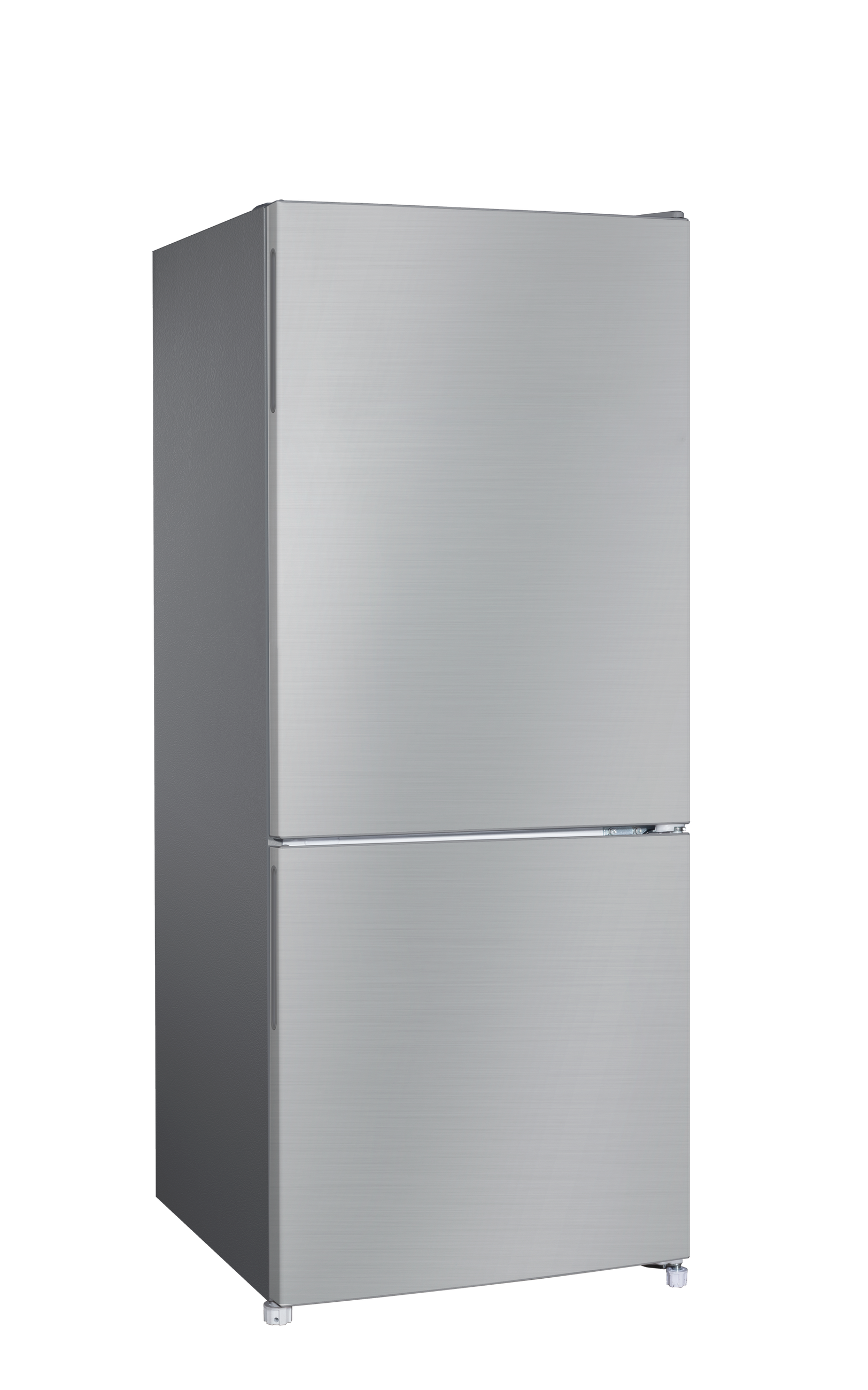 PKM Kühlgefrierkombination KHKG117ES Silber, 117 L – 4-Sterne-Gefrierfach, LED, 39 dB