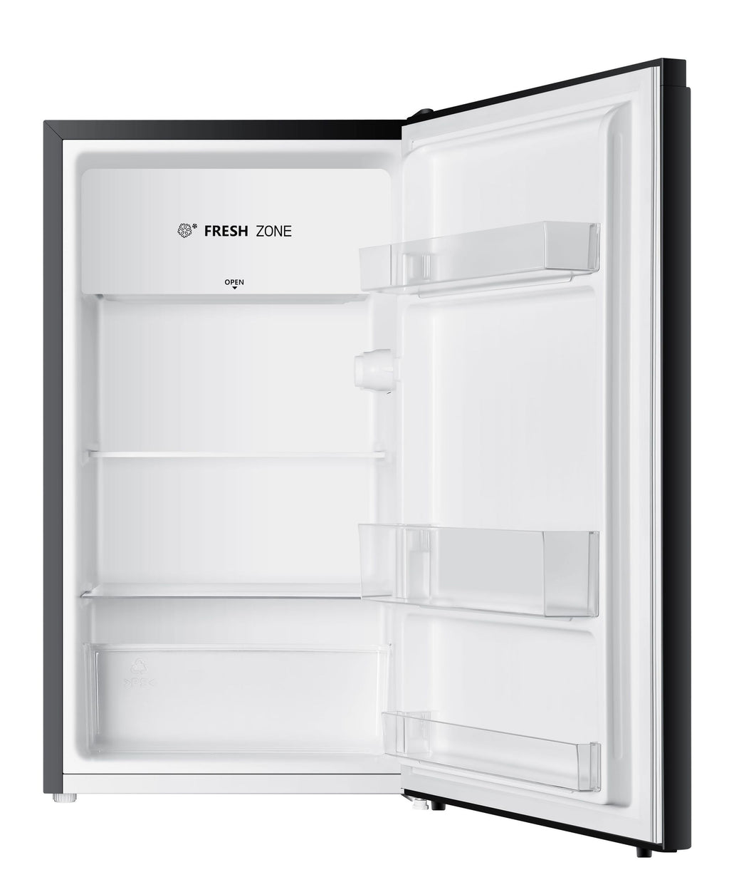 PKM Kühlschrank KHKS93EB - schwarz, 94L, Freistehend, mit Kaltlagerfach, 84 cm