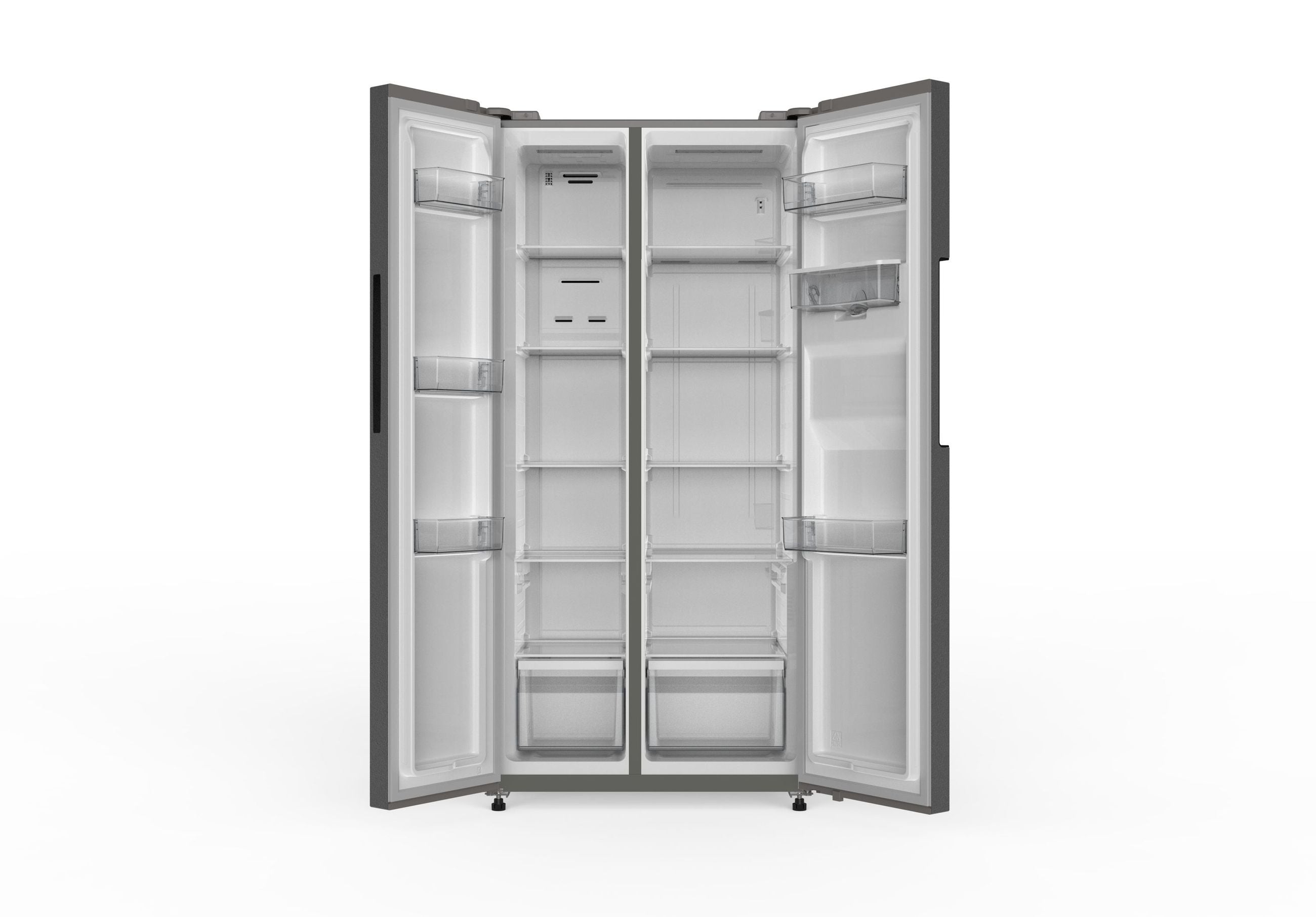 PKM Side by Side Kühlschrank KHSBS495ENFDIX - 444 L, Wasserspender, Touchcontrol