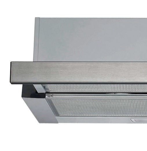PKM Flachschirmhaube KHU-60EB 60cm Dunstabzugshaube ausziehbar Edelstahlblende