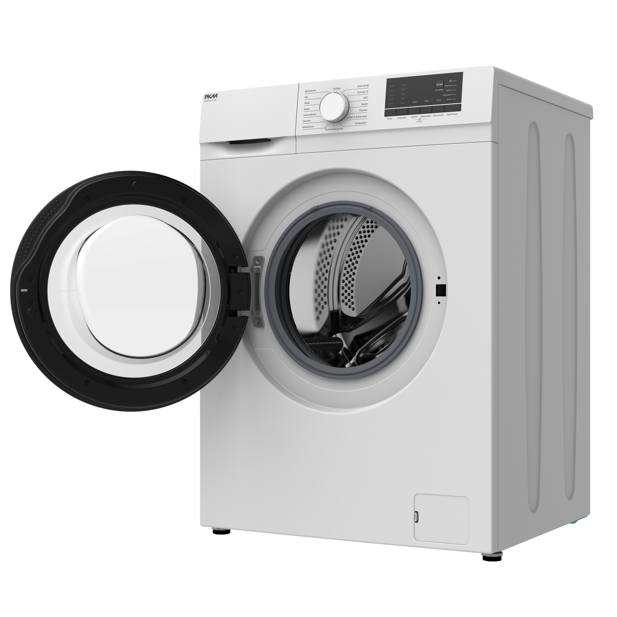 PKM Waschmaschine KHWA8-1415A 8kg 1400U/Min Steam Inverter Motor Weiß