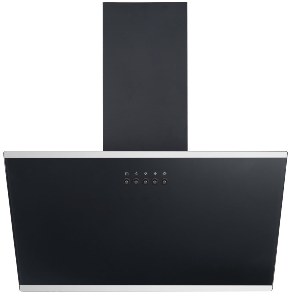 PKM Kopffreihaube S23-60 ABPY - 60cm, schwarz, Glas, LED, Dunstabzugshaube