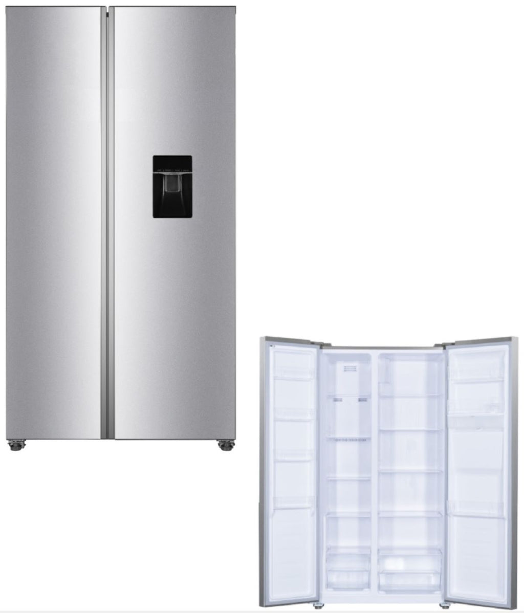 PKM Side by Side Kühlschrank KHSBS444EIXWD - 439 L, Wasserspender, Touch-Control